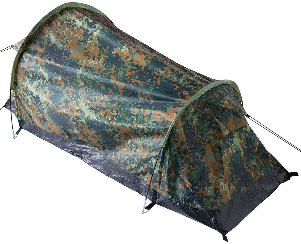 Tunnelzelt, "Schwarzenberg",flecktarn, 1 Person