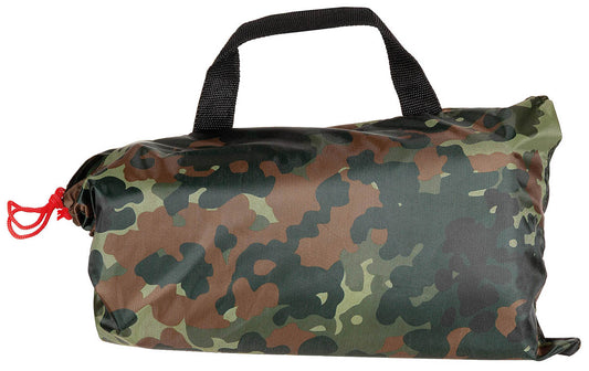 Mehrzweckplane, "Tarp",flecktarn, ca. 300 x 300 cm