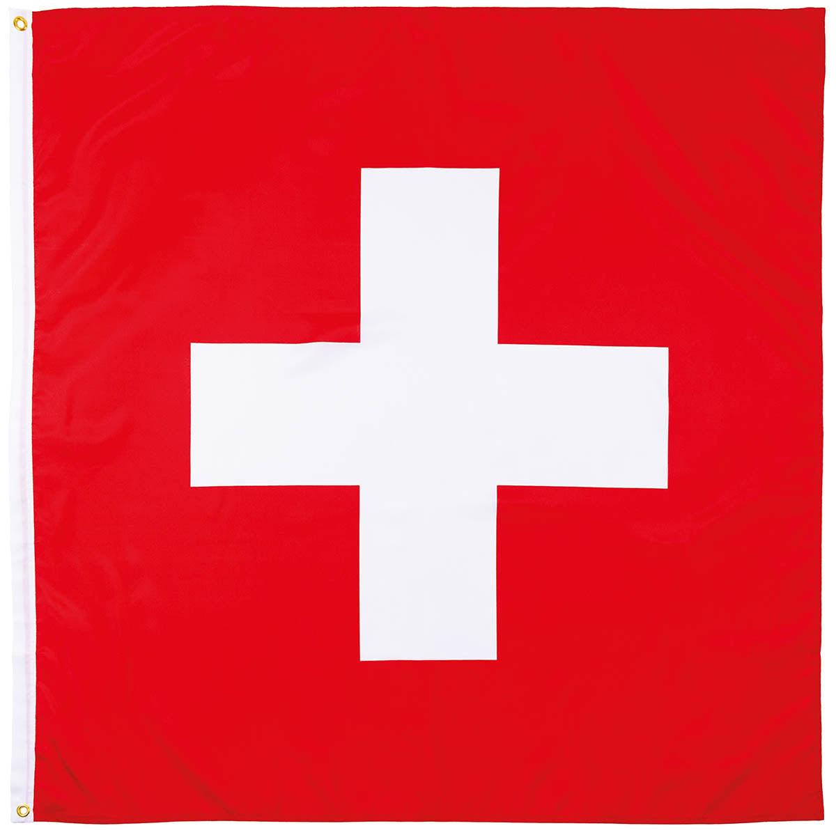 Fahne, Schweiz,Polyester, 120 x 120 cm