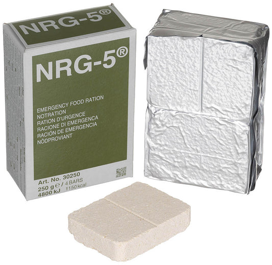 Notverpflegung, NRG-5,250 g (4 Riegel), 7% Mwst.