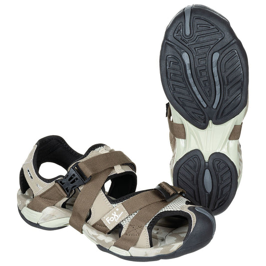 Trekking-Sandalen,Klickverschluss, desert