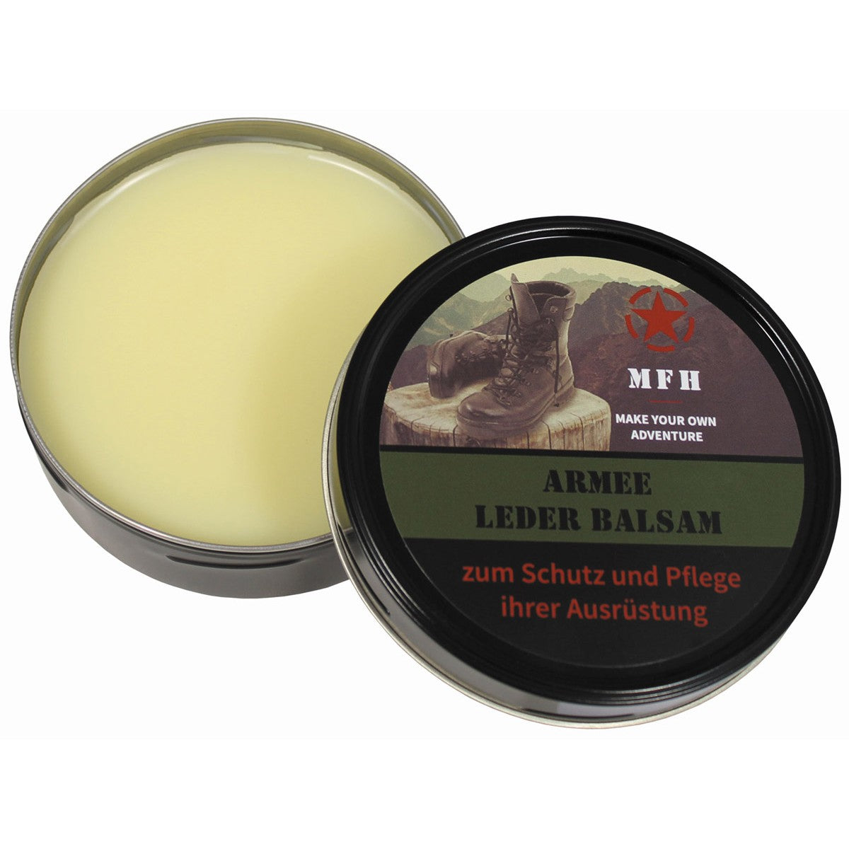 Lederbalsam, "Army", farblos,150 ml Dose