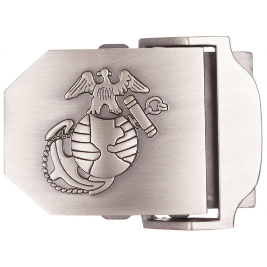 USMC Gürtelschloss, silber,Metall, ca. 4 cm