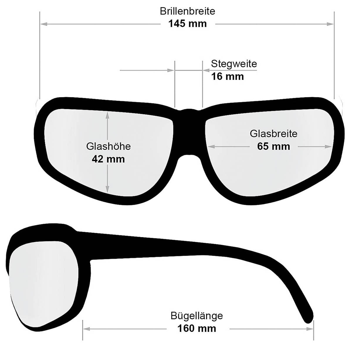 Einsatzbrille, KHS,smoke