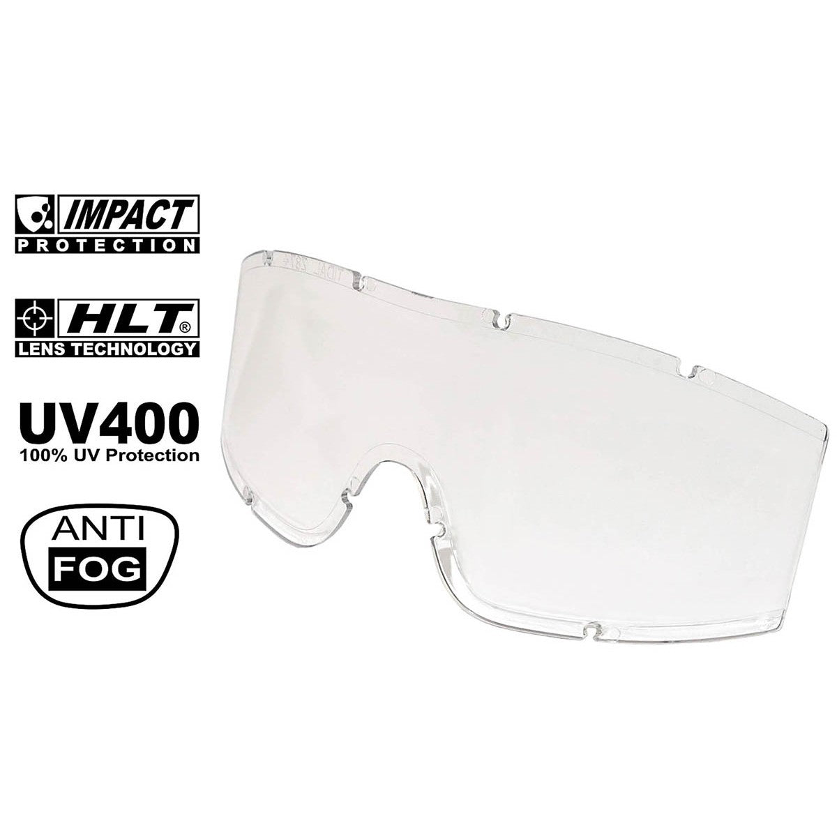 Ersatzscheibe, klar,für Tacticalbrille, KHS
