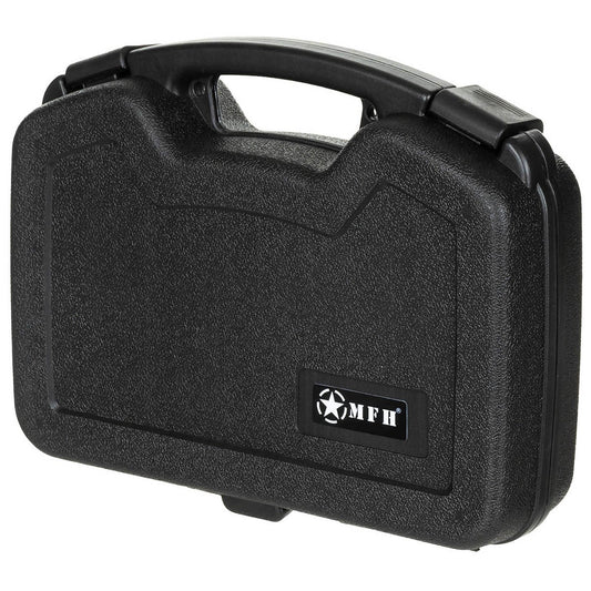 Pistolen-Koffer, Kunststoff,groß, abschließbar, schwarz