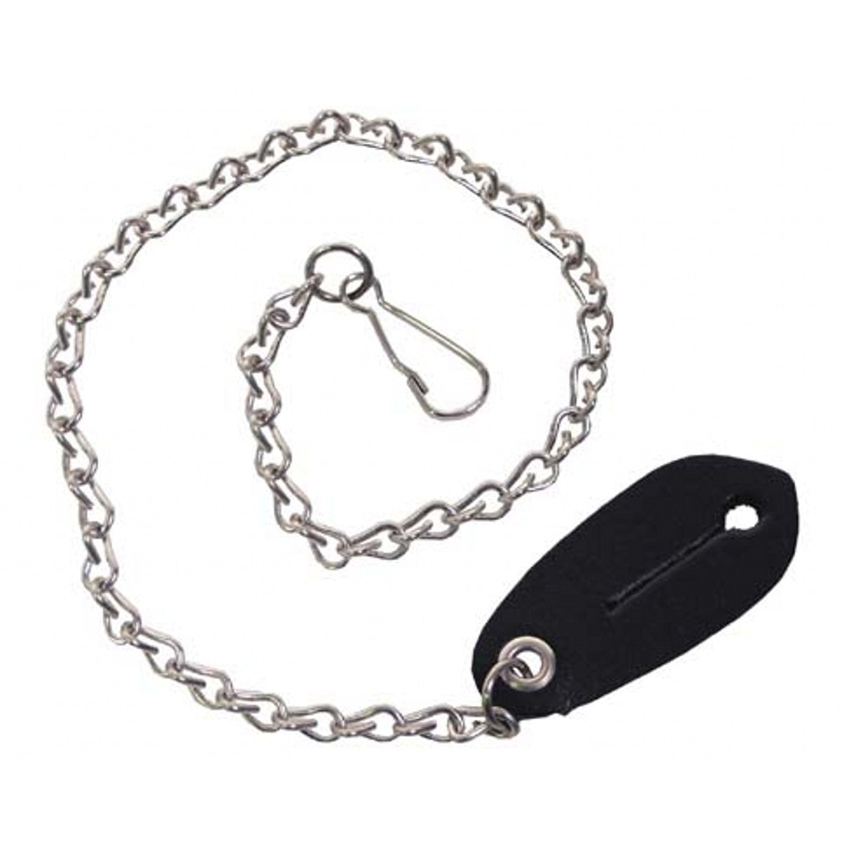 Gliederkette,Karabiner/Leder