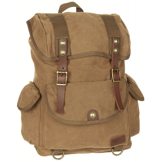 Rucksack, Canvas, "PT",braun