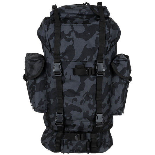 BW Kampfrucksack, 65 l, Alu-Aussteifung, night-camo
