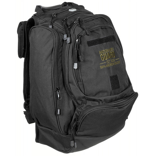 US Rucksack,NATIONAL GUARD, schwarz