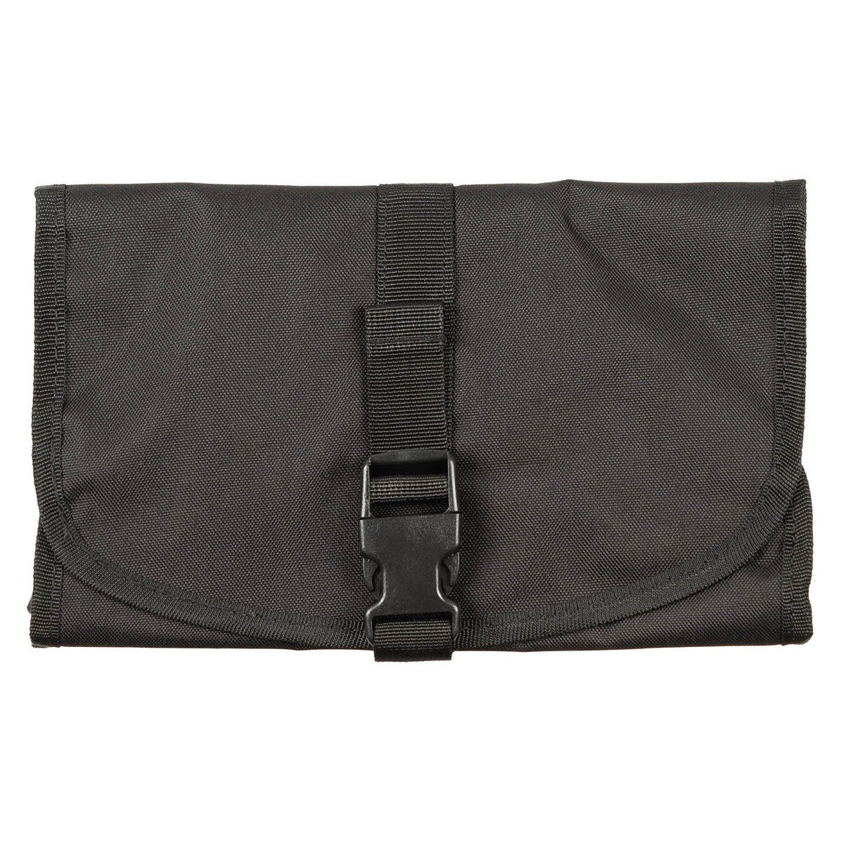 Brit. Waschzeugtasche,rollbar, schwarz