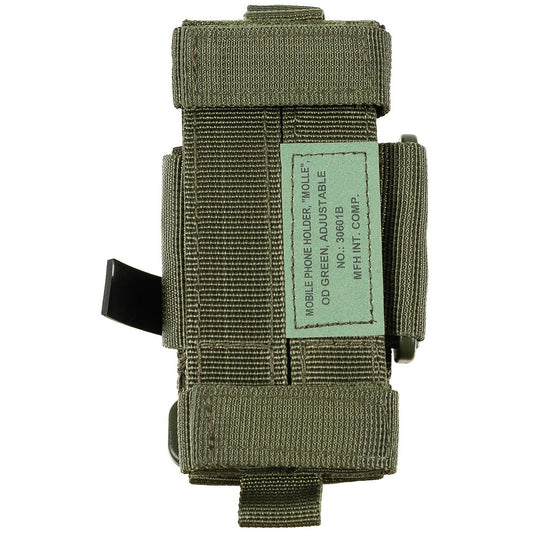Handyhalter, "MOLLE",oliv, verstellbar