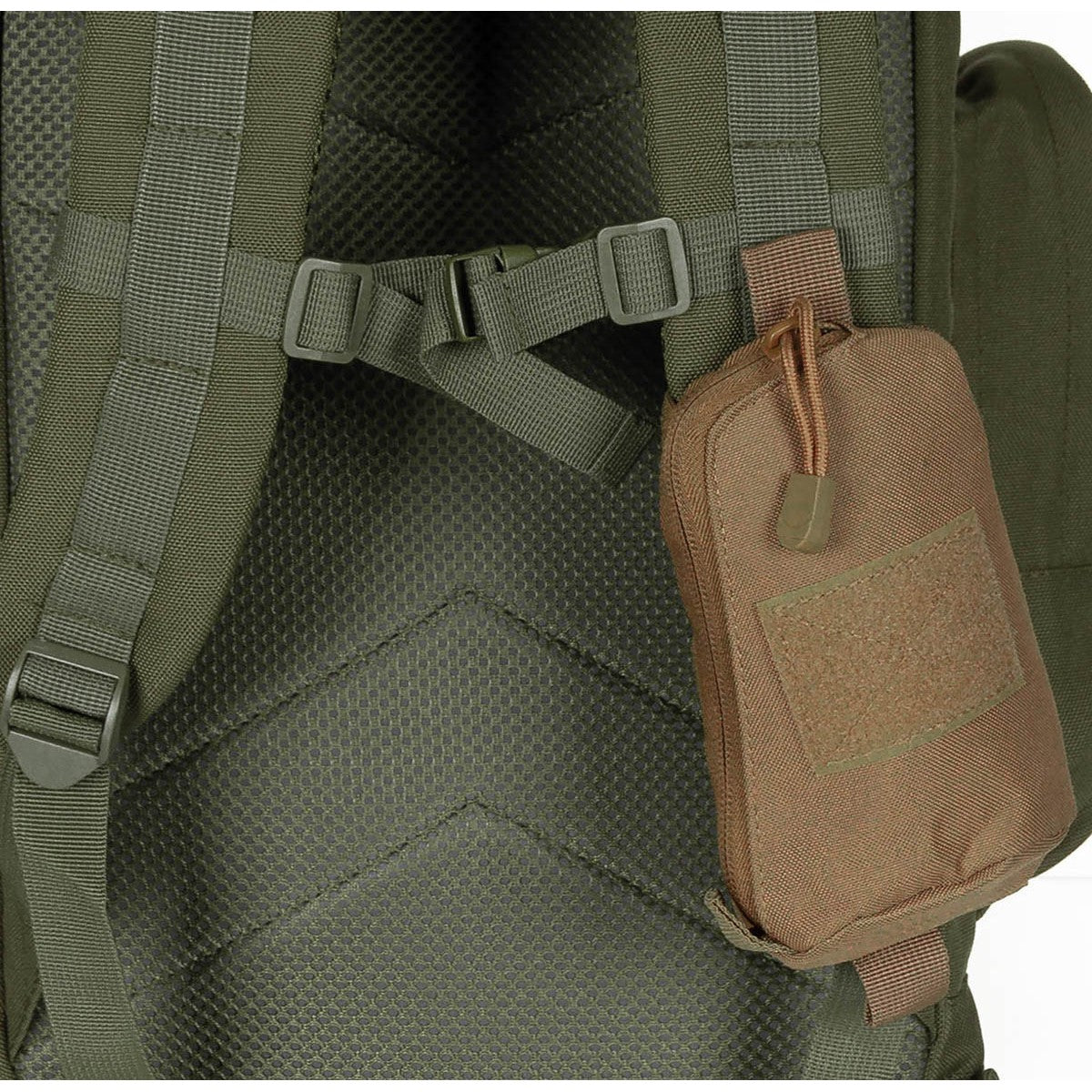 Tasche, für Schultergurt, MOLLE, coyote tan