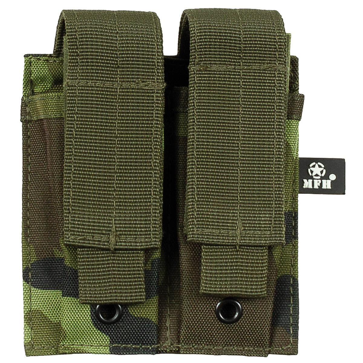 Magazintasche, 2-fach, klein,MOLLE, M 95 CZ tarn