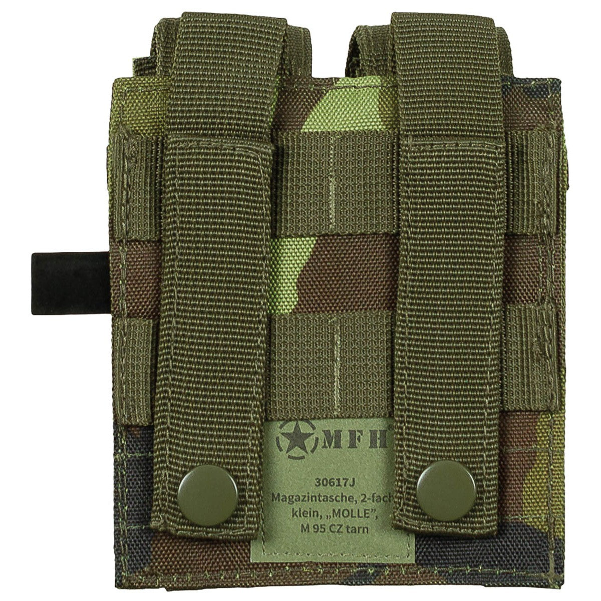 Magazintasche, 2-fach, klein,MOLLE, M 95 CZ tarn