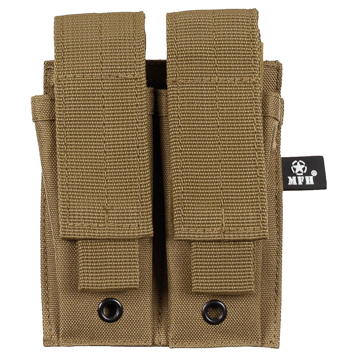 Magazintasche, 2-fach, klein,MOLLE, coyote tan