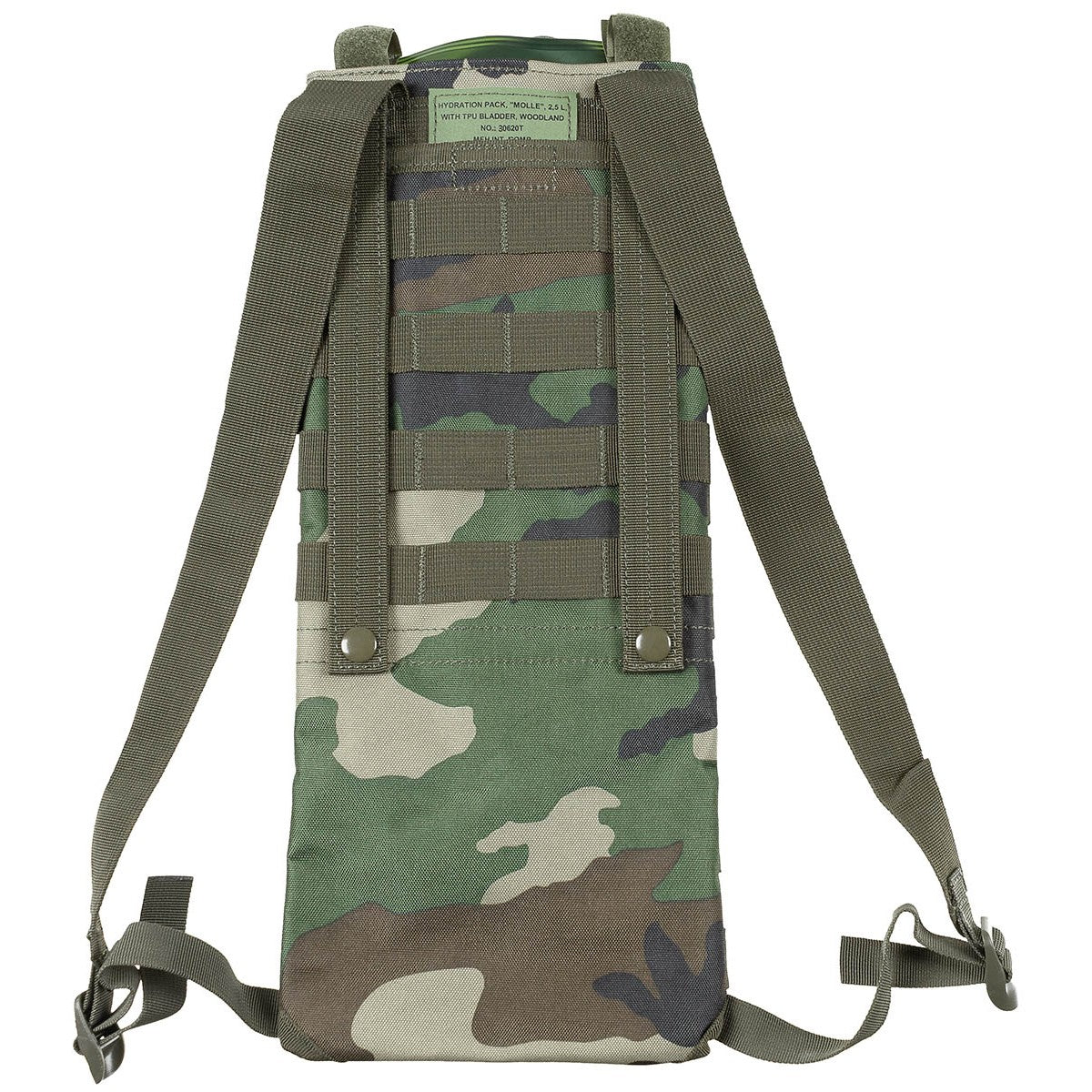 Trinksystem, "MOLLE", 2,5 l,mit TPU-Beutel, woodland