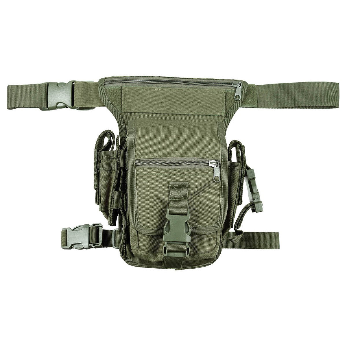 Hip Bag, oliv,Bein- und Gürtelbefestigung