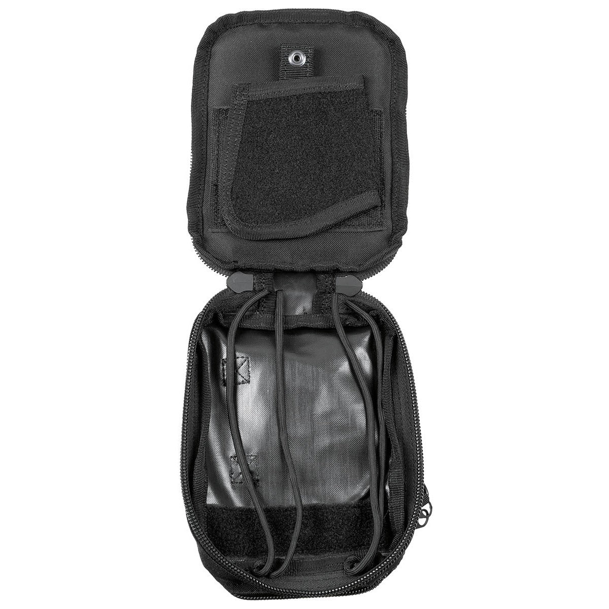 Gürtel-Umhängetasche, schwarz,mit abnehmbarem Holster