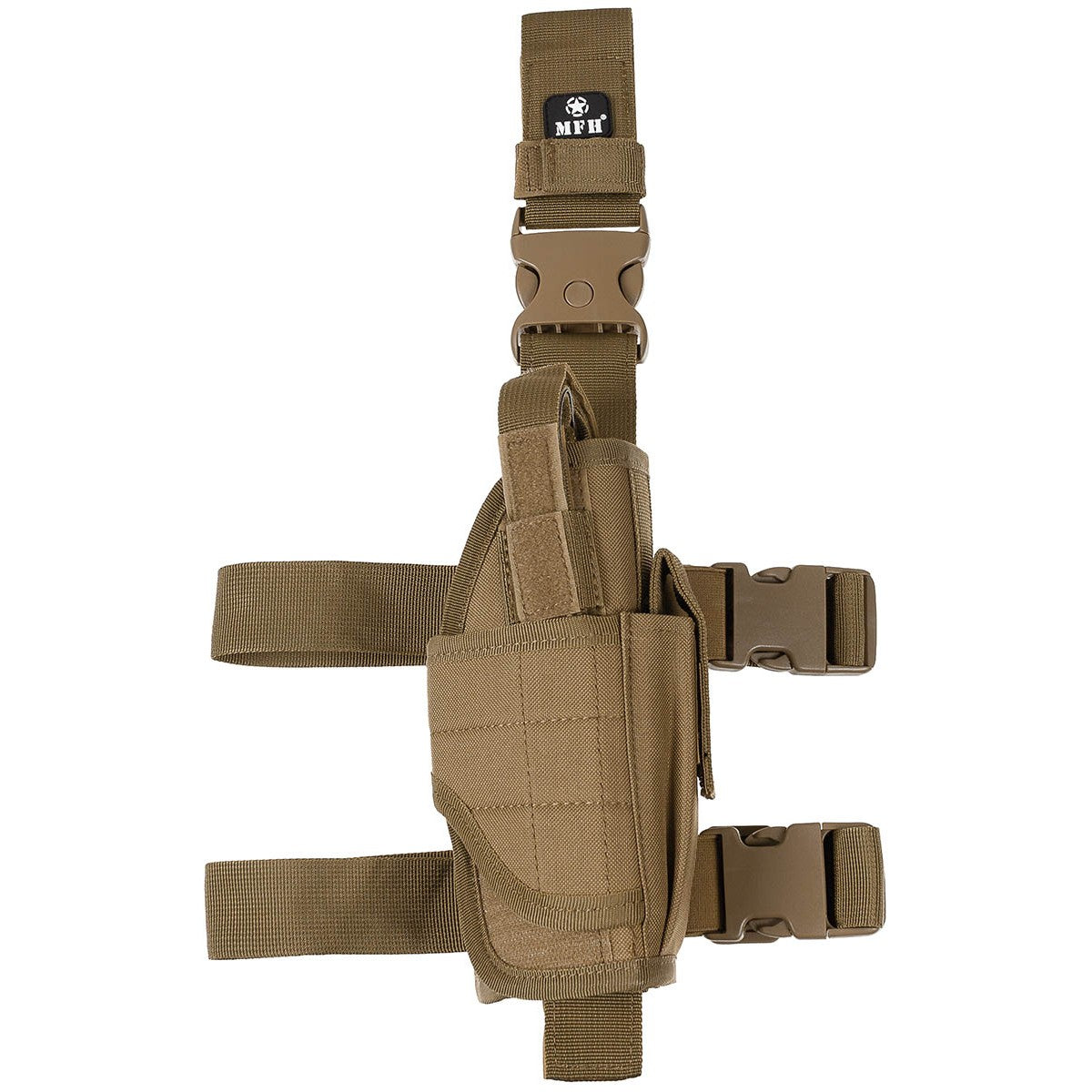 Pistolenbeinholster, coyote,verstellbar, rechts