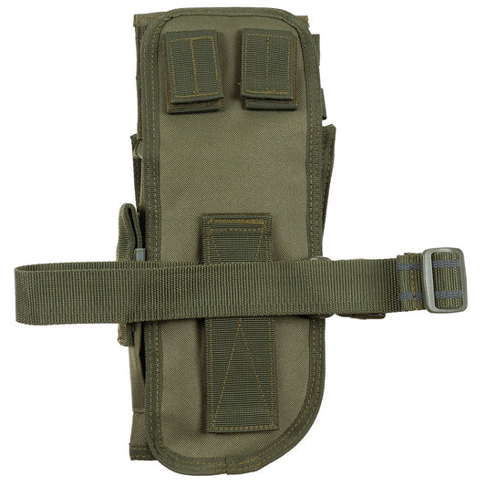 Pistolenbeinholster, oliv,Tactical, rechts