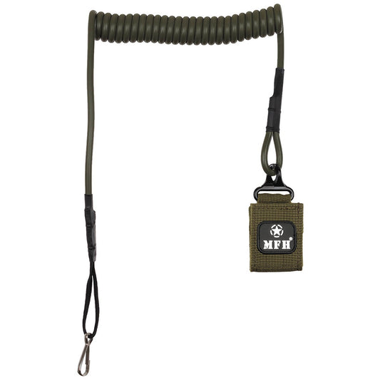 Sicherheitsband für Pistole,oliv, mit Karabiner