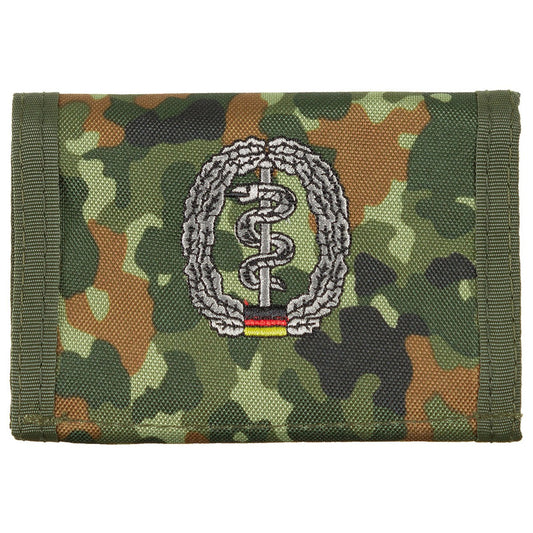 BW Geldbörse, flecktarn,Sanitäter