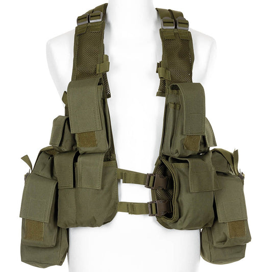 Tactical Weste, div. Taschen, oliv