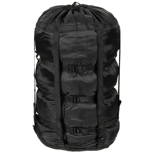 US Kompressionssack, schwarz,Modular, für Schlafsack
