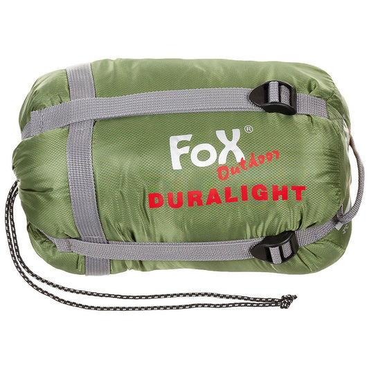 Schlafsack, "Duralight",oliv-schwarz