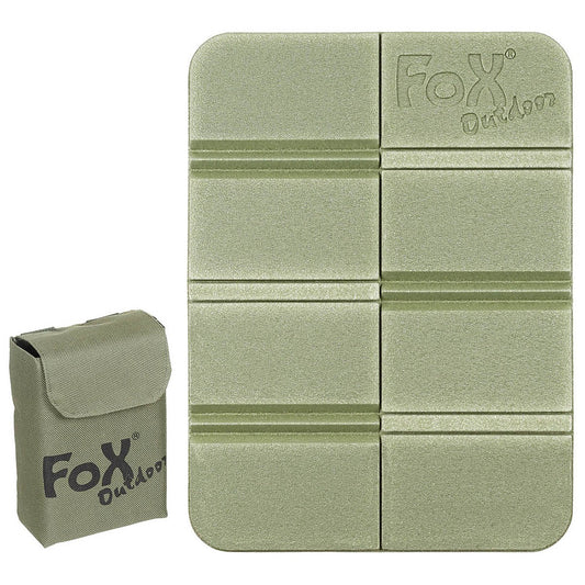 Thermositzkissen, faltbar,mit Molle-Tasche, oliv