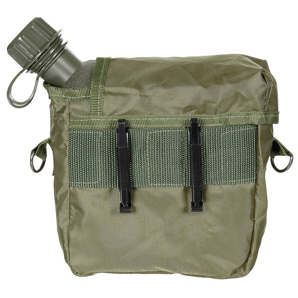 US Feldflasche, eckig,mit Hülle, oliv, 2 Qt
