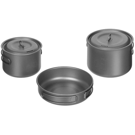Kochset, Titan,5-teilig
