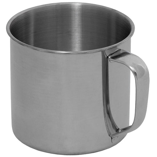 Tasse, Edelstahl, einwandig,ca. 500 ml