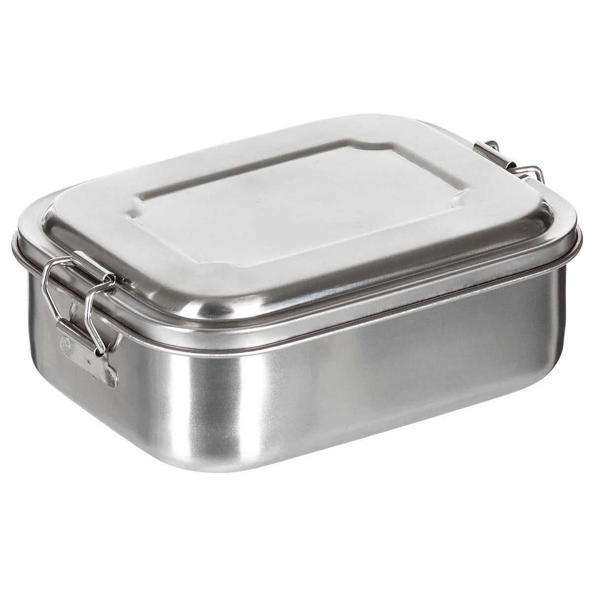Lunchbox, Edelstahl, ca. 16 x 13 x 6,2 cm