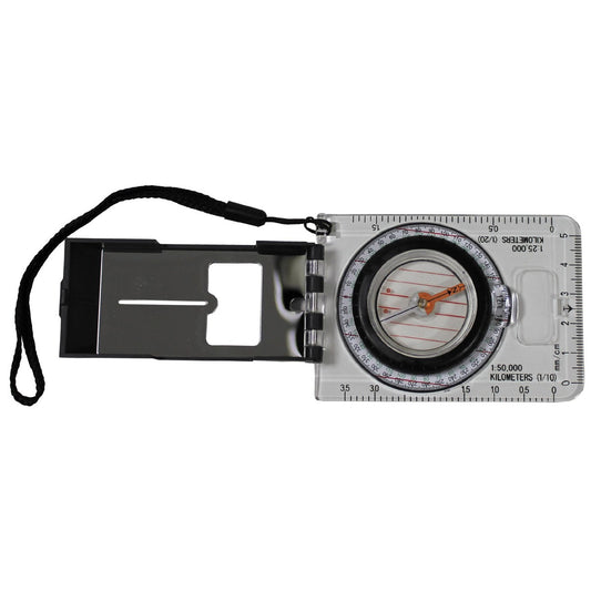 Karten-Kompass,"Professional",transparent, Kunststoffgehäuse