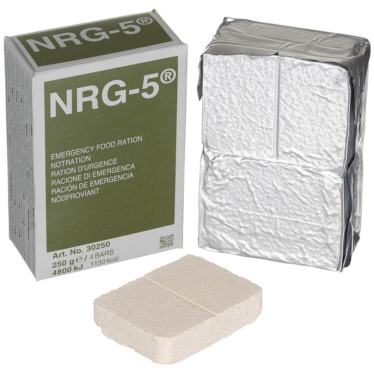 Notverpflegung, NRG-5,250 g (4 Riegel), 7% Mwst.
