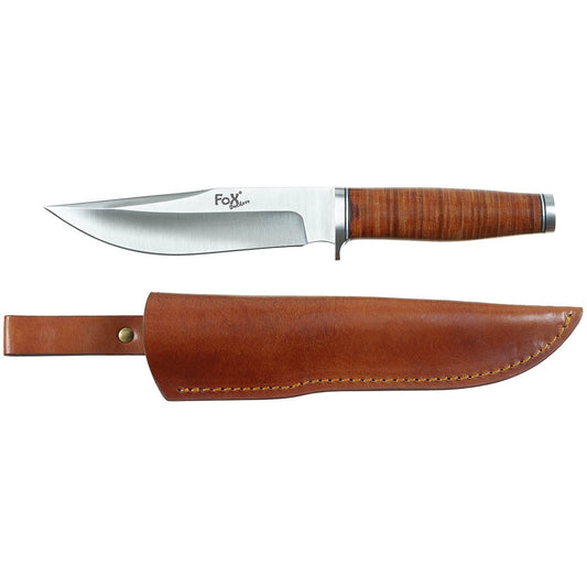 Fahrtenmesser, "Ranger 16",Ledergriff, Scheide