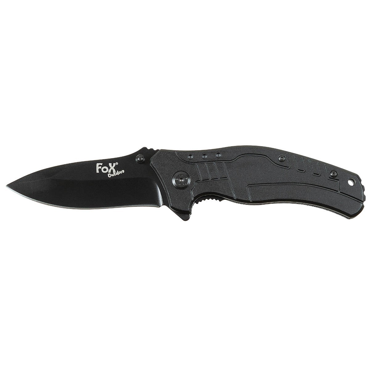 Klappmesser, Einhand,schwarz, Metallgriff