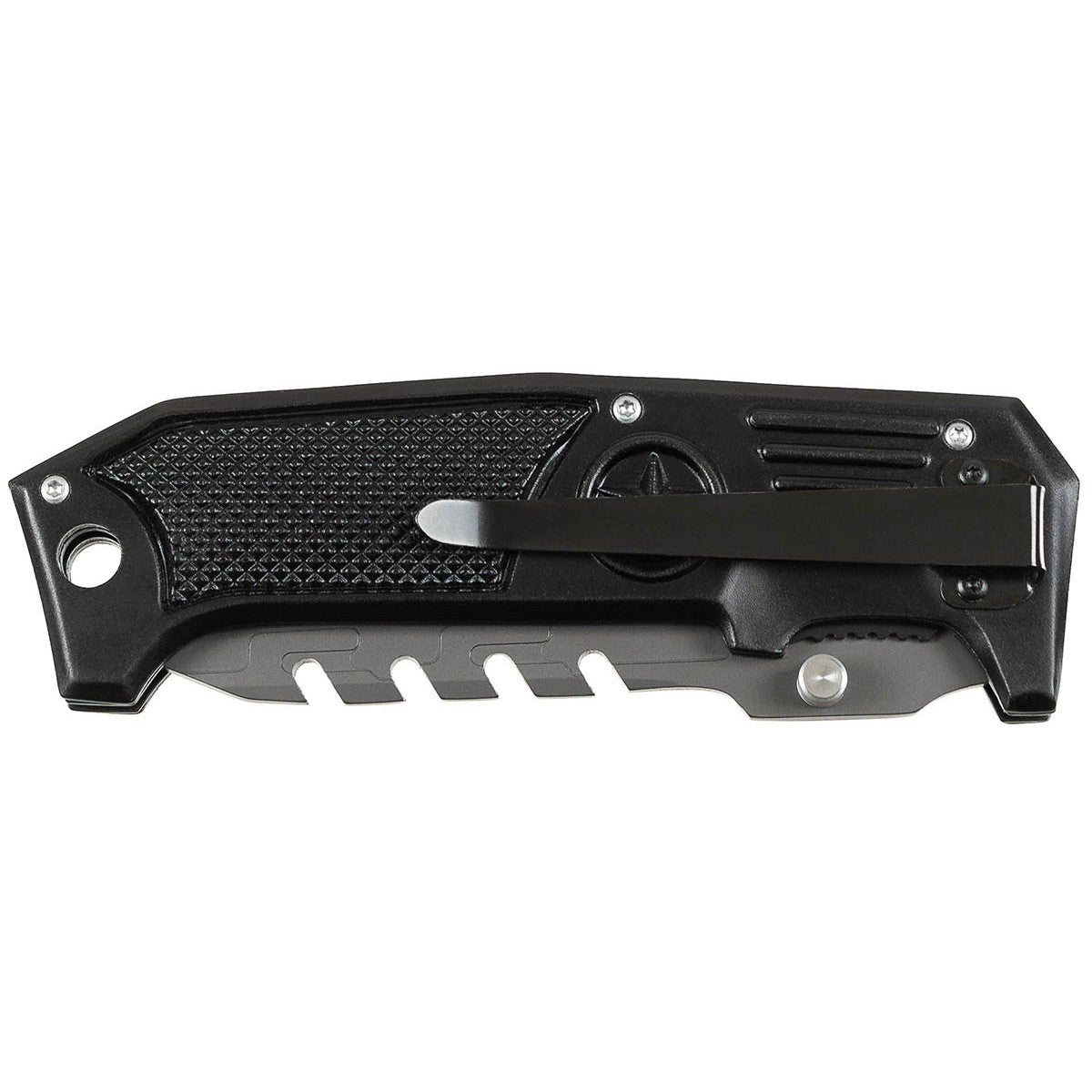 Klappmesser, Einhand,Metallgriff, schwarz