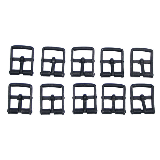 Verschluss, 1 Dorn, schwarz,3 cm, 10 St./Sack