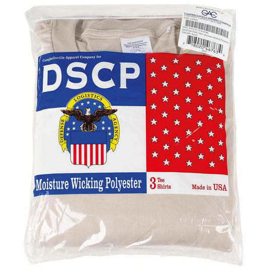 US T-Shirt, sand, 3er Pack, MADE IN USA, neuw.