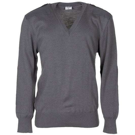 Österr. V-Pullover, grau,neuwertig