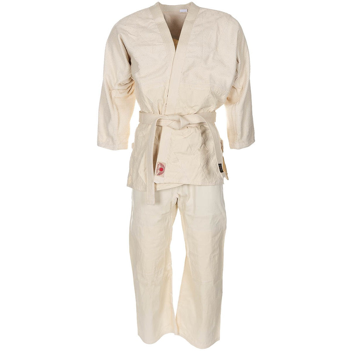 Ital. Judo Anzug, natur,(Jacke, Hose u. Gürtel), neuw.