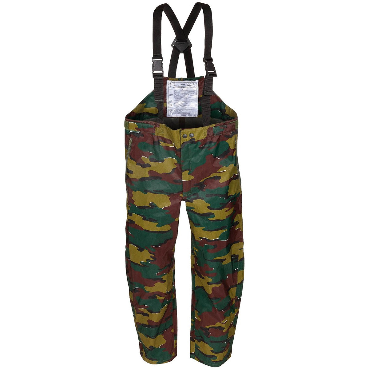 Belg. Nässeschutzhose,tarn, 3-Lagen-Lam., neuw.