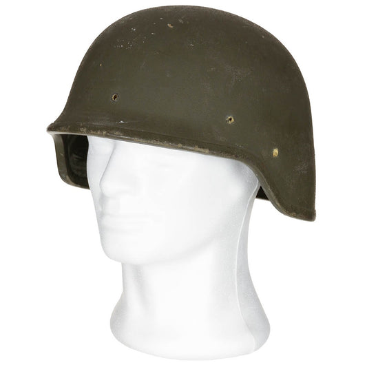 Ital. Helm, Ballistik, gebr.,O. INNENTEIL (EXP.BESCHRÄ.)