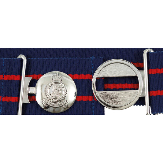 Brit. Paradegürtel, 60 mm,ANIMO ET FIDE, neuw.