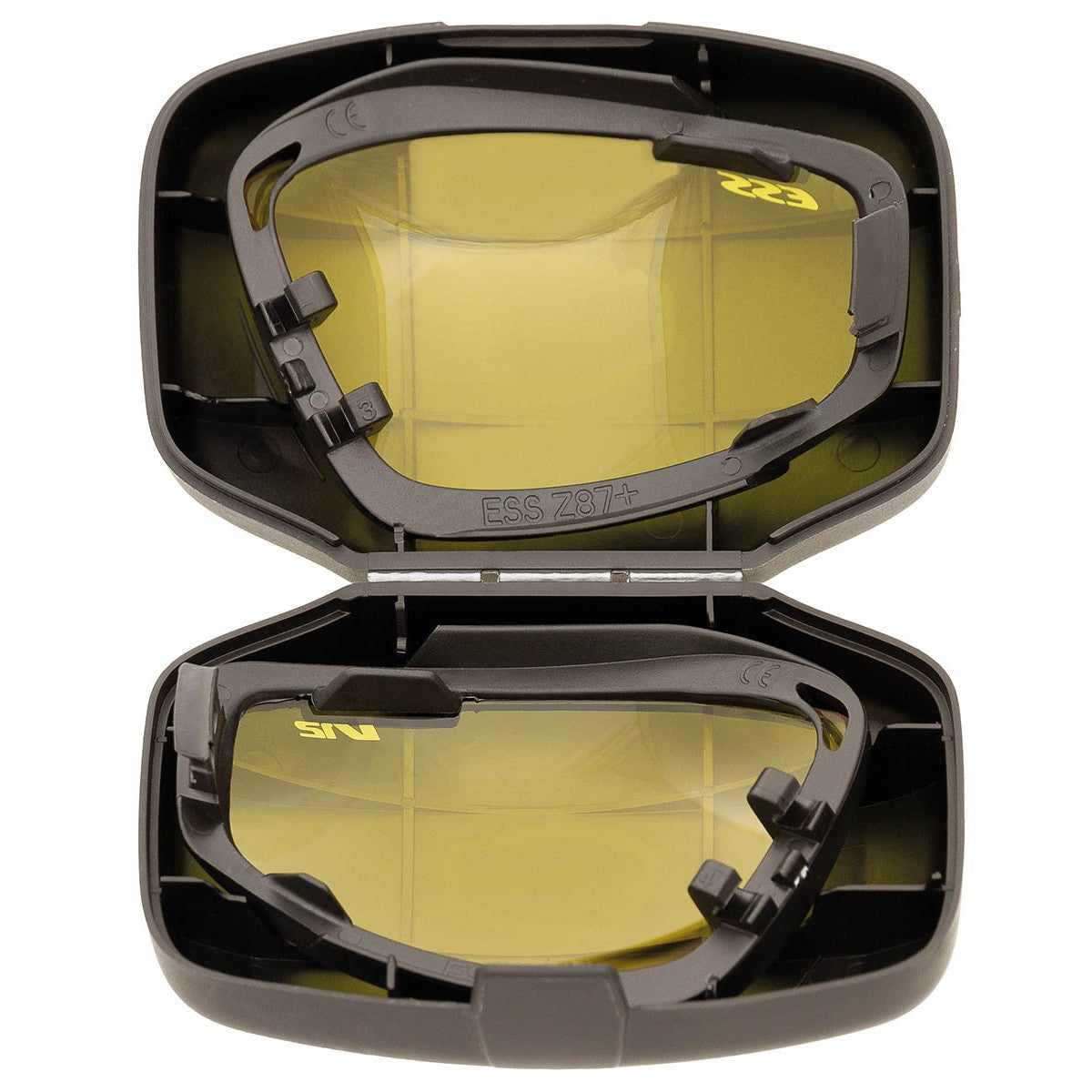 Ersatzgläser f. Schutzbrille, ESS V12, gelb, gebr.