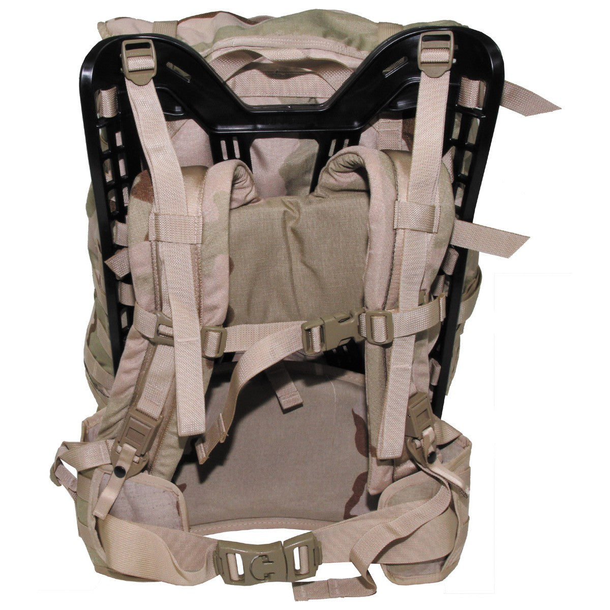 US Rucksack, neuwertig,Molle II light, 3 Fb.desert