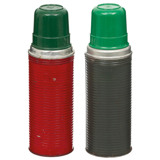Schwed. Thermoskanne, WW II,0,5 l, gebr.